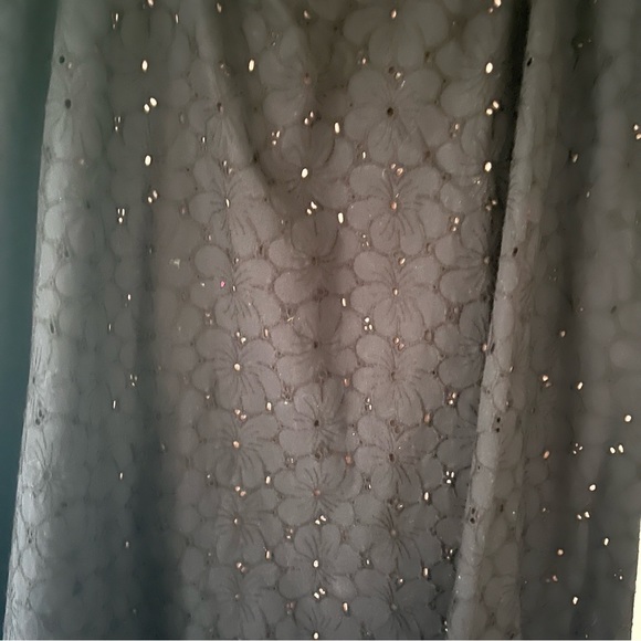 Flower Print Double Layered Full Midi Skirt - Picture 4 of 12